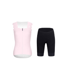 RIVANELLE sleeveless jersey and short pants - SCALLESSA - black/pink
